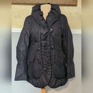 Greenstone Black Puffer Jacket Winter‎ Snow Coat 40